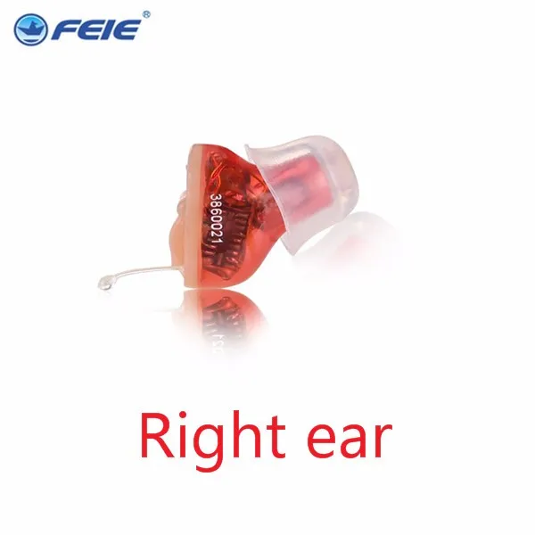 Мини CIC слуховой аппарат Регулируемый тон низкий уровень искажений шумоподавление цифровой программный S-16A Усиление звука для глухих
