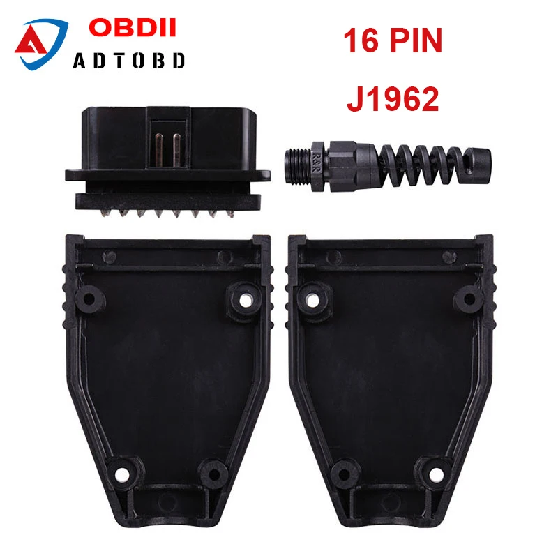

OBD diagnostic-tool Male Female Plug 16Pin EOBD2 OBDii OBD II OBD2 J1962 Connector Male Plug Adapter OBD2 Connector in stock