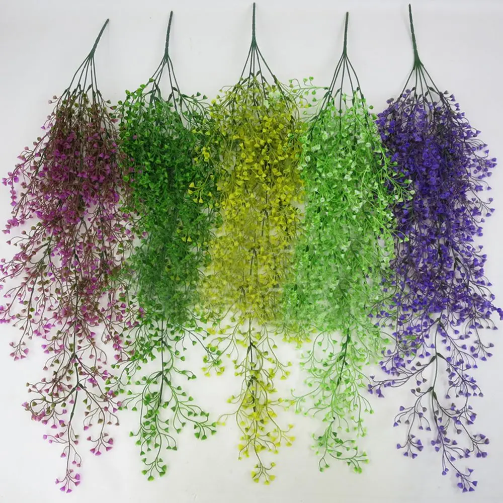 

1PC Vivid Flower Leaf Artificial Fake Flower Vine Hanging Garland Plant Home Garden Decoration DIY Craft