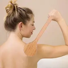 Натуральная щетина отшелушивающая щетка для ванны с длинной ручкой типа деревянная щетка для ванны и душа для тела сухая кожа щетка Спа скруббер