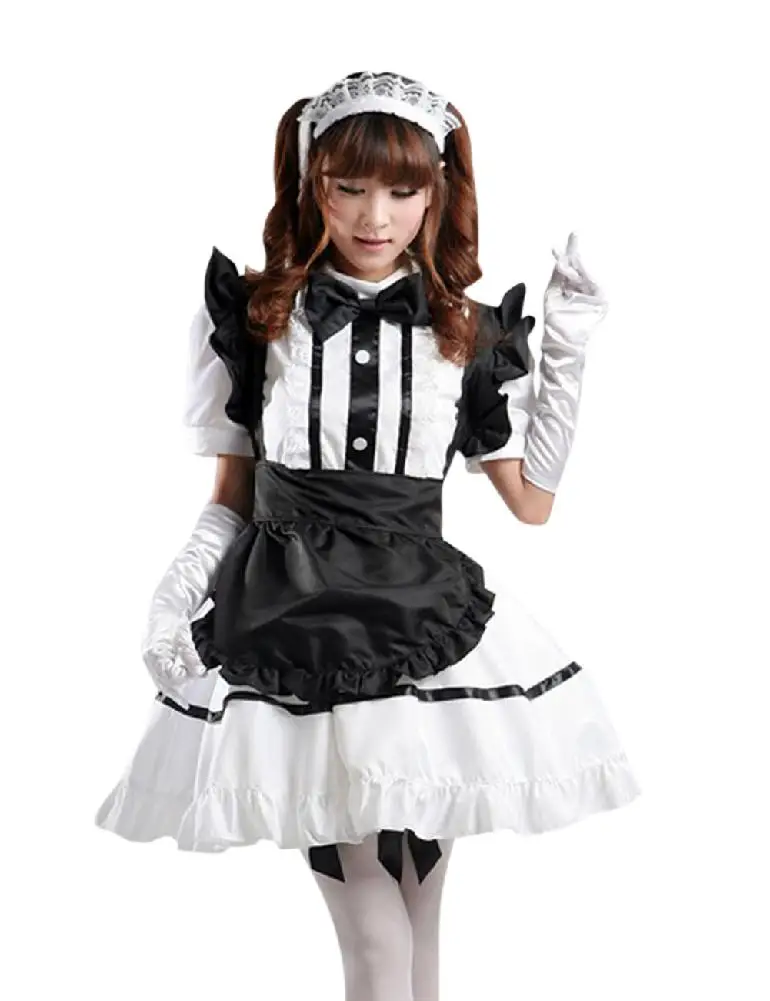 MISSKY Maid/костюмы для костюмированной вечеринки Милый сексуальный костюм горничной