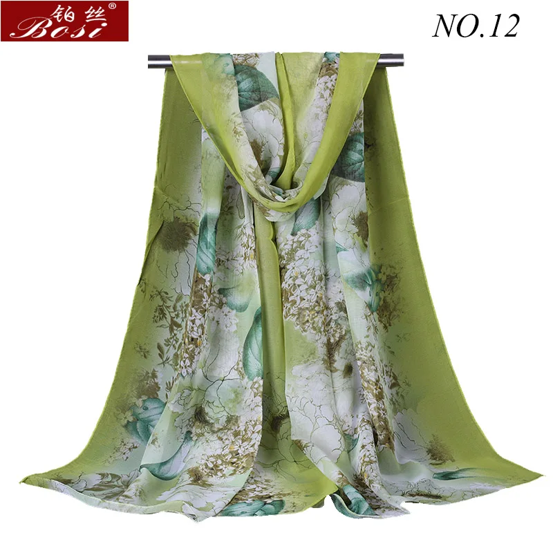 Шифоновый Шарф Пион градиентный хиджаб с цветочным узором модный принт высокое качество для и обертывания шарфы для женщин роскошный бренд Дамская длинная шаль
