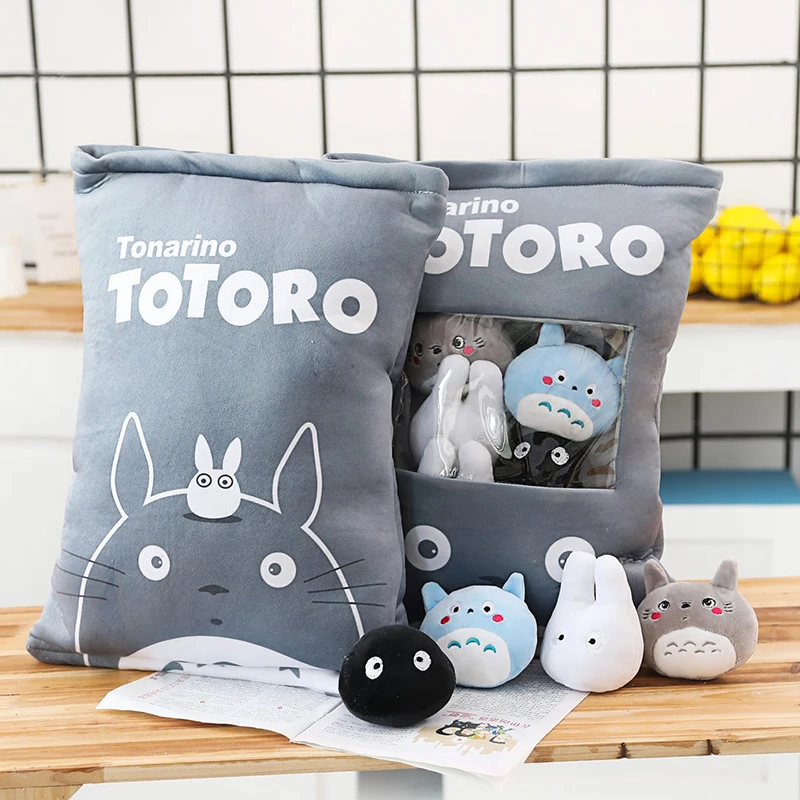 Candice guo one bag плюшевая игрушка мягкая кукла аниме забавная Подушка totoro карманная