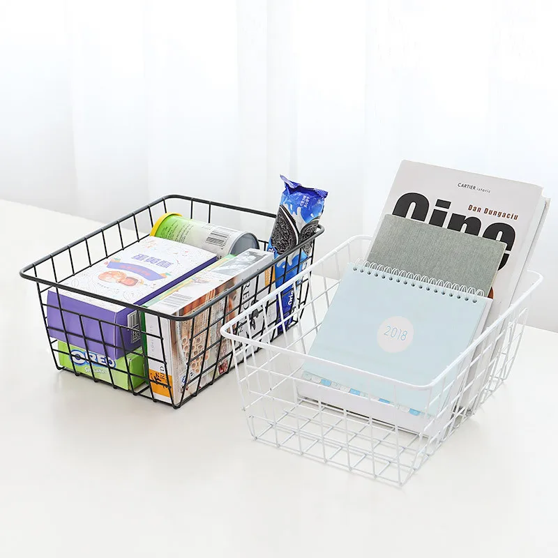 2019 hot products Iron Wire Storage Basket Organizer Bath/Kitchen/Laundry Rooms Multi-Purposes Household Family Low price Shippi | Дом и сад