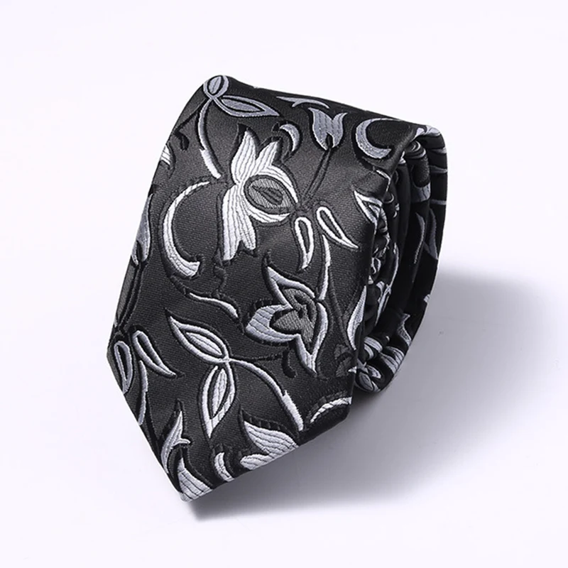 

100%Silk tie skinny 6 cm floral necktie high fashion floral ties for men slim cravat neckties mens 2019 gravatas dos homens