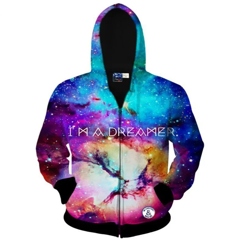 Hot 3d hooded hoodies galaxy cat animal rose flower print Nebula star sky casual sweatshirt men/boy/women/girls hoodies S-XXL