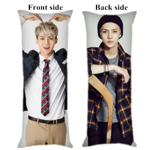 Индивидуальный Sehun EXO домашний обнимающий длинный Чехол для подушки, наволочка для подушки, подарок для девочки - Цвет: picture