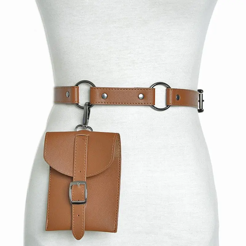 Модная одежда для девочек для женщин поясная сумка кошелек поясная телефон кошелек-брелок для ключей декоративная лента