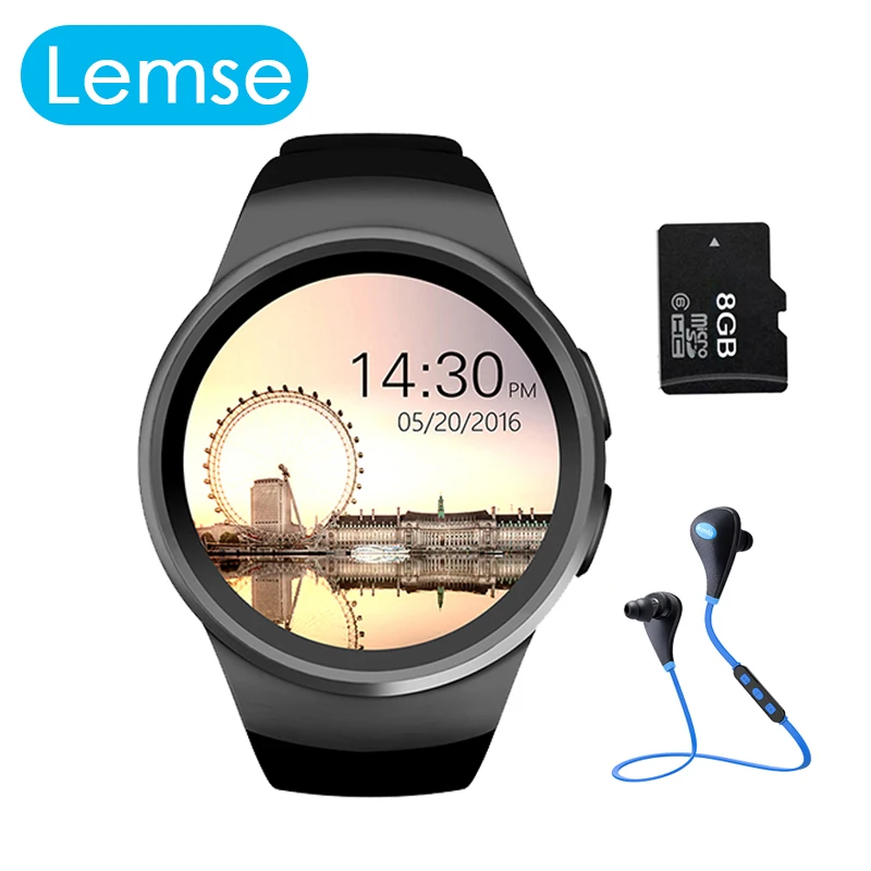 

Bluetooth Smart Watch MTK2502C SmartWatch Phone support SIM TF Card Fitness wristwatch for apple samsung gear S2 huawei
