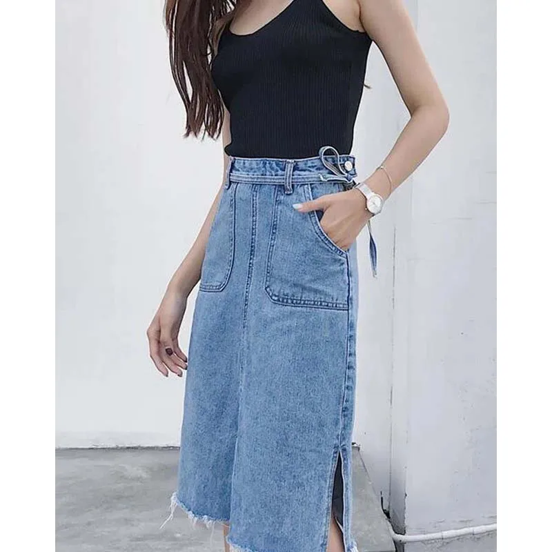 2018_Retro_casual_blue_skirts_long_denim_skirt_summer_xxxxxl_plus_size_for_women_woman_clothing_sexy_jeans_knee_length_A_line_7