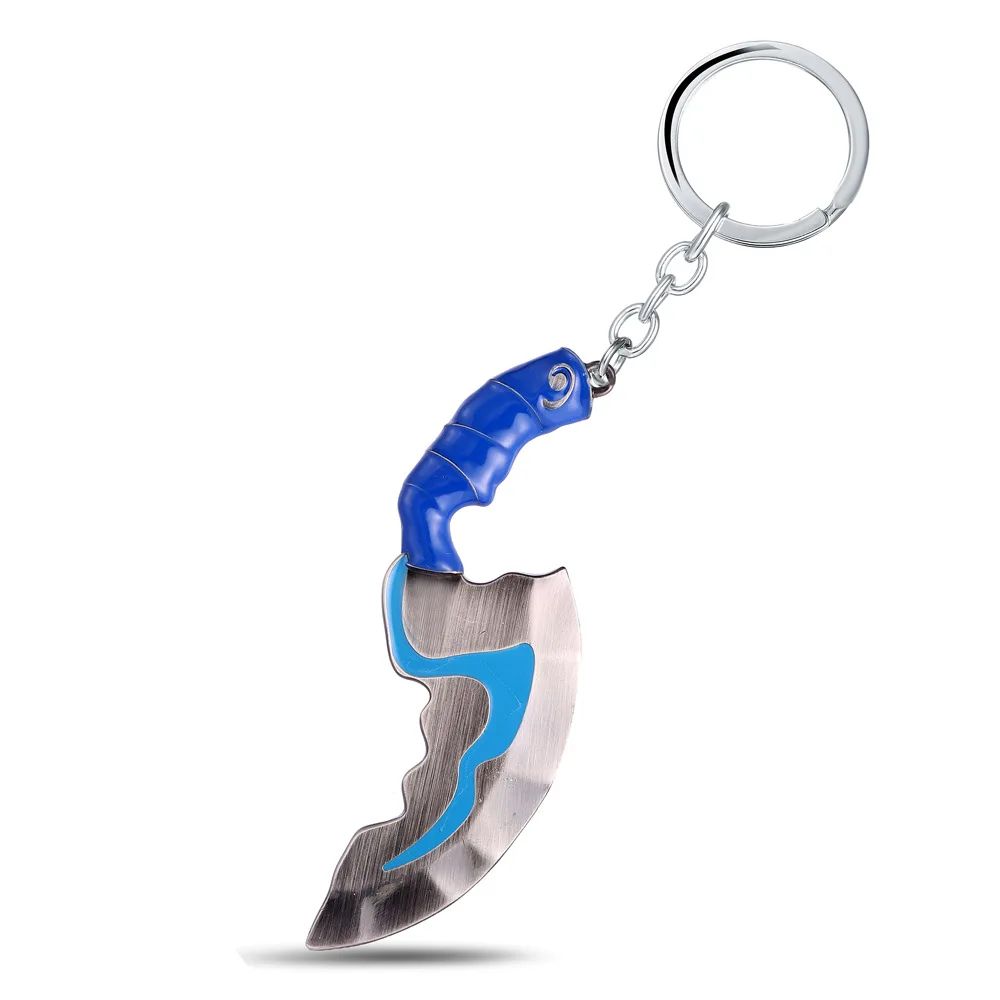 Mengtuyi Jewelry Dota 2 Key Chains Blue Dagger Blink Dagger Jump Cut
