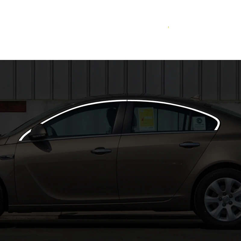 Lsrtw2017 304 нержавеющая сталь окна автомобиля планки для buick regal 2008 2009 2010 2011 2012 2013 Opel Insignia - Название цвета: upper 4 pcs trims