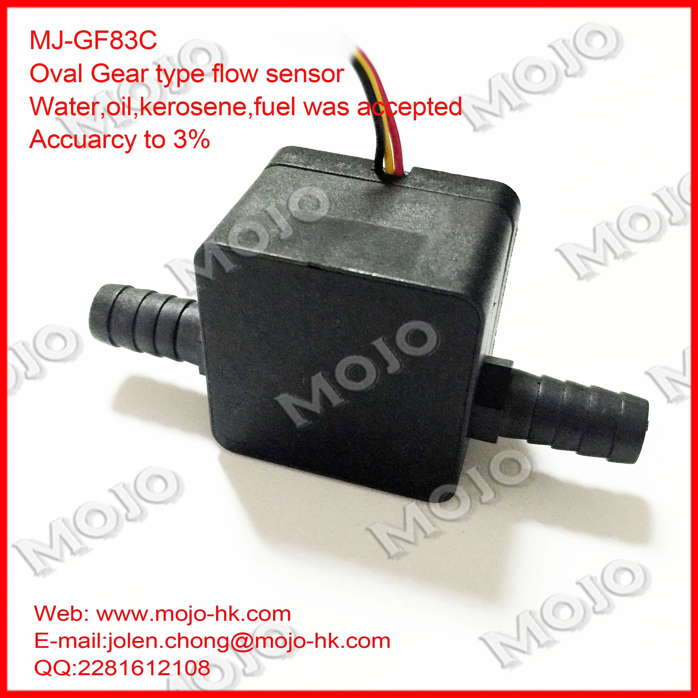 

Free shipping!(5pcs) MJ-GF83C Oil meter G3/8" Counter diesel gasoline Gear flow sensor Liquid Fuel Oil sensor