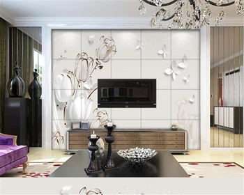 

beibehang behang Wall stickers custom 3D living room wallpaper home interior wallpaper for walls in rolls papel de parede 3d