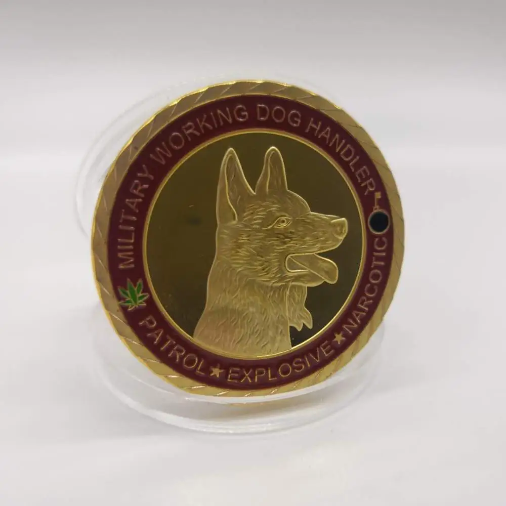 

WORKING DOG K9 Handler Military Challenge Coin - DOGGIE STYLE WE DO IT