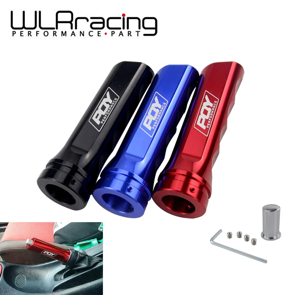 

WLRING STORE - MOMO Universal Auto Car Aluminum Hand Brake Sleeve Handbrake Handle Hand Protector Cover WLR-HBC11