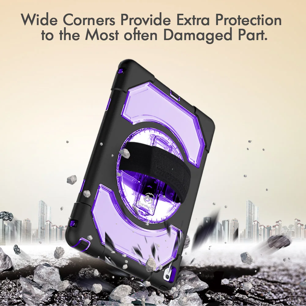 Miesherk Case for iPad Pro 9.7 Universal 360 Rotating Hard PC Kickstand Back Cover with Hand Strap Neck Strap for 9.7 inch Miesherk Case for iPad Pro 9.7 Universal 360 Rotating Hard PC Kickstand Back Cover with Hand Strap Neck Strap for 9.7 inch