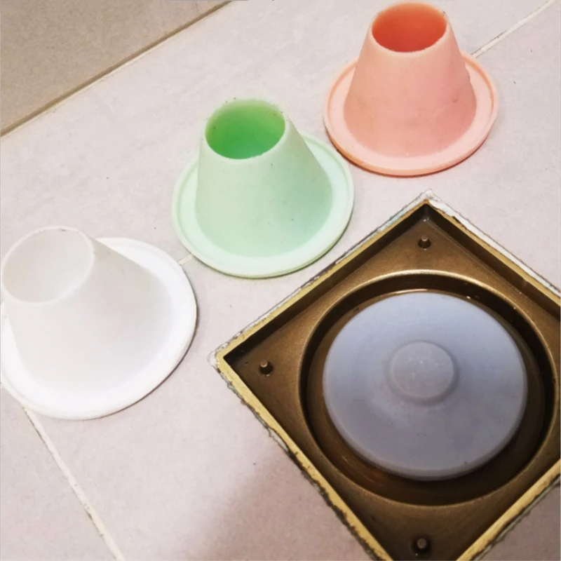 

1pc Silicone Deodorant And Insect Proof Floor Drain Sealing Plug Kitchen Sink Drain Pipe Sealing Cover