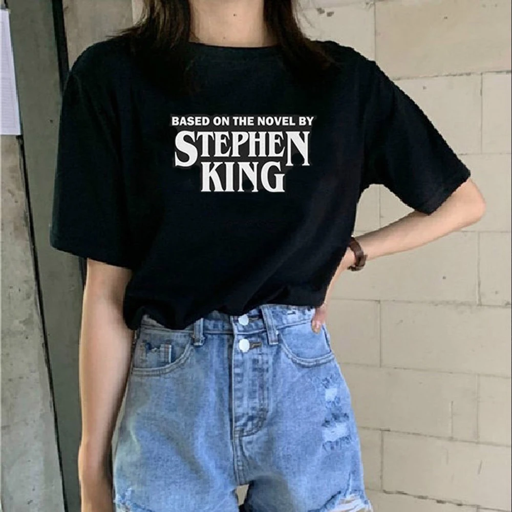 

Based on the novel by Stephen King T Shirt - Horror Shirt / Fashion / Halloween Shirt / Losers Club / Vintage Shirt / Horror Fan
