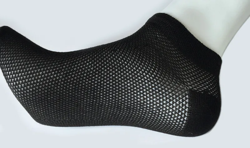 Новое поступление качество повседневные носки-следки Для мужчин Летний стиль Черный, серый цвет белый весь сетки воздухопроницаемая