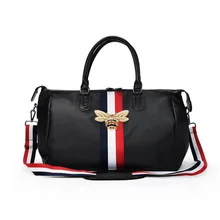 Модные брендовые дорожные сумки, водонепроницаемые большие вместительные сумки для ручной клади, дорожная сумка с пчелами, женские дорожные сумки для путешествий на выходные