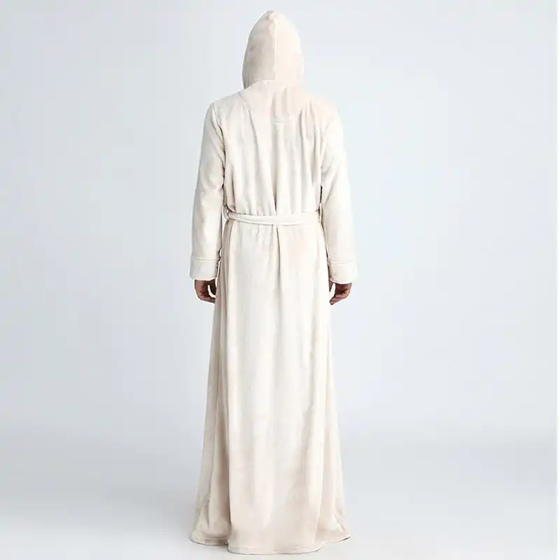 mens designer bathrobe with hood