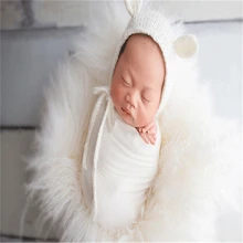 50*150 см Натяжное Хлопковое одеяло для новорожденного реквизит для фотосъемки обертывание пеленок реквизит для детской фотографии гамак