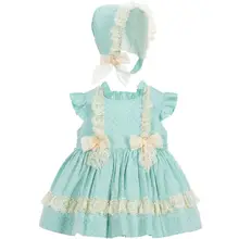 Зеленый светильник для маленьких девочек; летнее платье с кружевом; милое платье принцессы