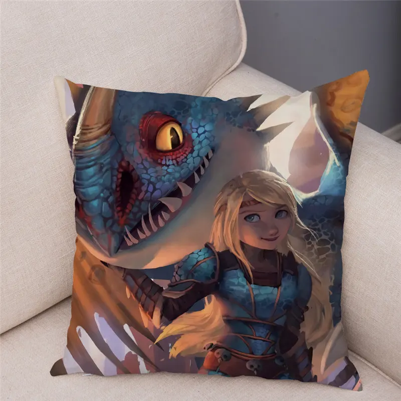How to Train Your Dragon Cushion Cover Decor The Hidden World Short