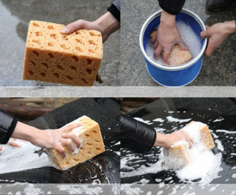 Коралловая губка для мытья автомобиля, губка для воска, польская пена ...