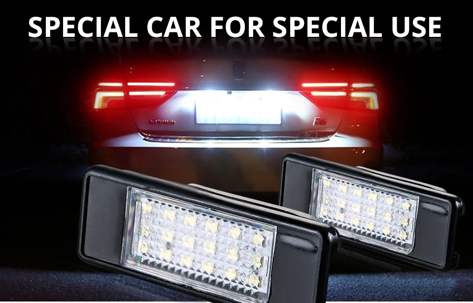 Car Rear License Plate Light for Peugeot_01