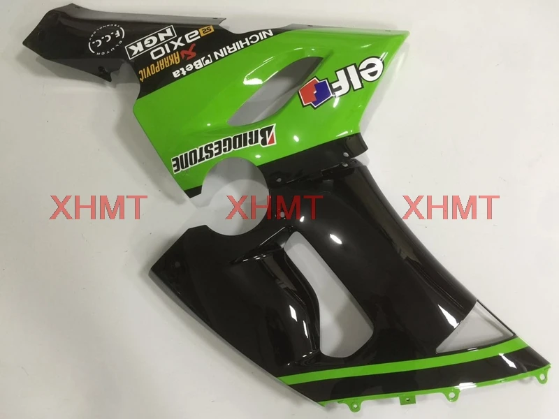 Для ZX6r 636 2005-2006 наборы для тела Kawasaki ZX6r 05 Подарочный комплект обтекателя для мотоцикла Кавасаки-ниндзя ZX-6r 06 зеленый Черные Пластиковые обтекатели