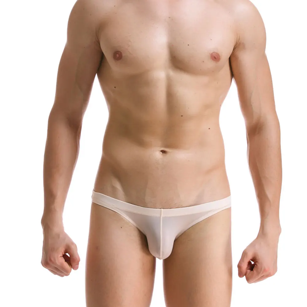 

Men's Ice Silk Triangle Trousers Ultra-thin Transparent Ice Silk Triangle Trousers Low-waist Sexy Triangle Trousers