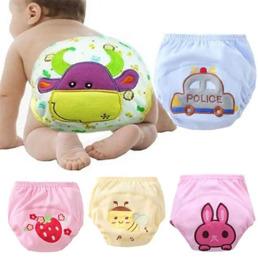 Baby Panties Baby Infant kids Animal Cartoon Ruffle Panties Briefs Diaper Cover Pants with High Quality B0805