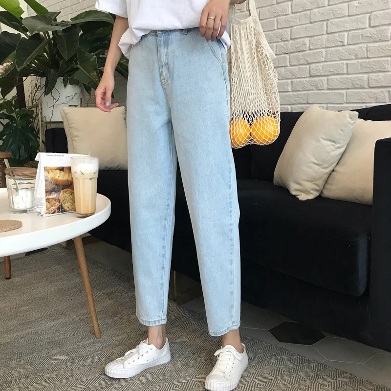 Free shipping New Slim Pencil Pants Vintage High Waist