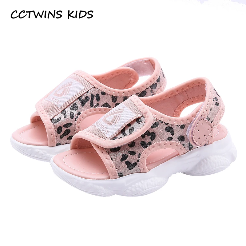 

CCTWINS Kids Shoes 2019 Summer Fashion Girls Black Beach Sandals Boys Barefoot Casual Flats Children Baby Brand Soft Shoes BS237