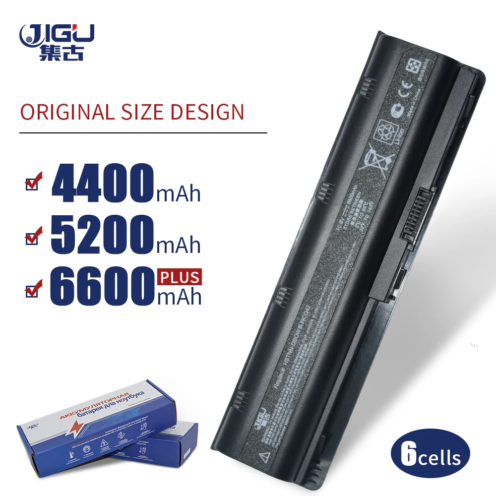 JIGU ноутбука Батарея для hp Pavilion DM4 DV3 Dv6-3000 G32 G62 DV5 G56 G72 для COMPAQ Presario CQ32 CQ42 CQ56 CQ62 CQ630 CQ72 MU06 - изображение