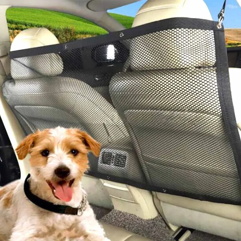 Автомобильные товары для домашних животных собака/кошка защитный забор собака барьер изолирующая сеть автомобильное заднее сиденье защитная сетка