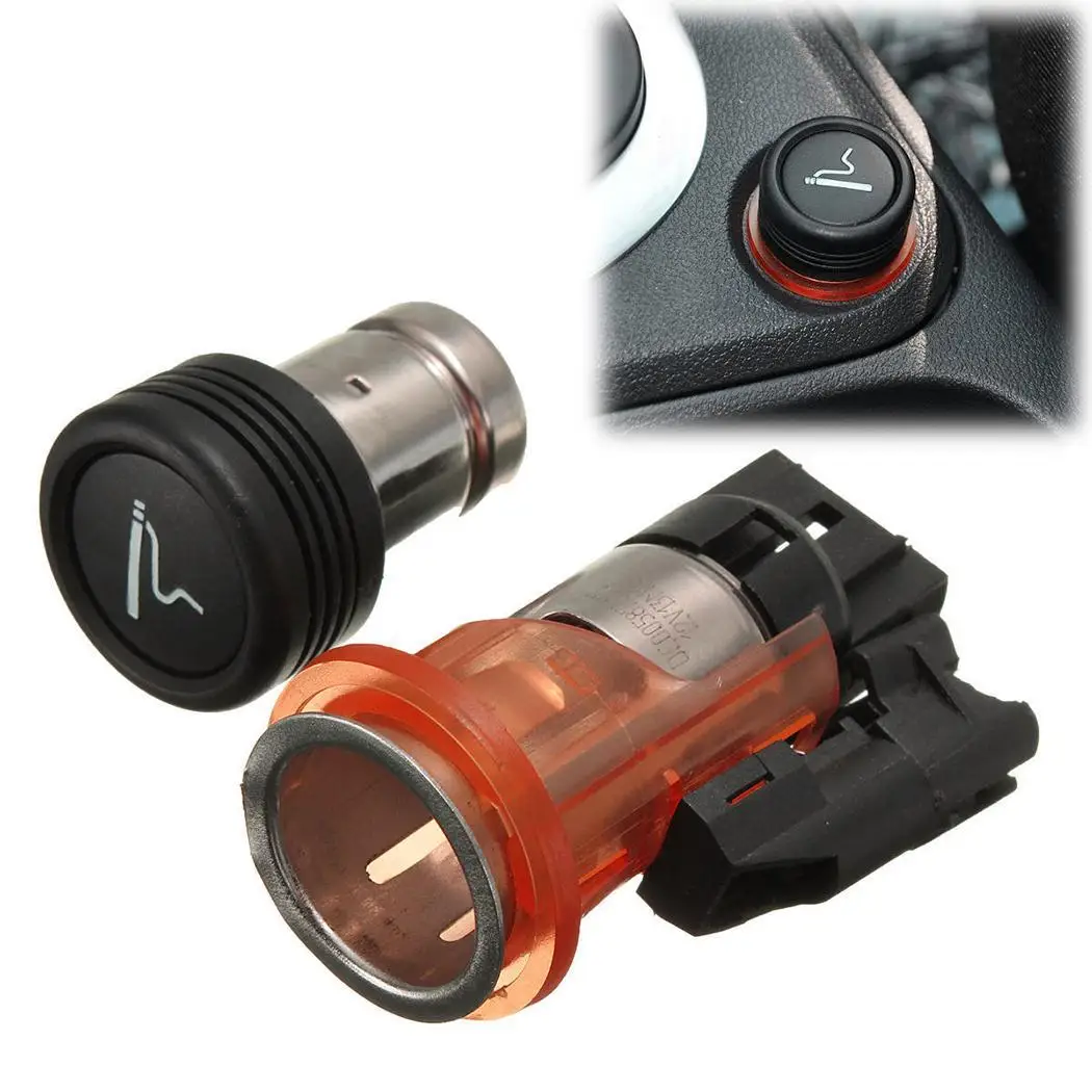 Прочная функциональная машинная Зажигалка для сигарет для peugeot 206 308 406 607 1007, как показано на рисунке автомобиля