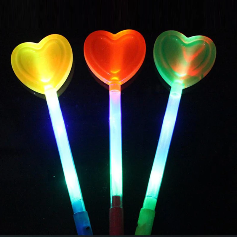  Luminous Toys Led Stick Star Love Heart Projection Glowing Stick Children Princess Light-Up Wands Gift for New Year Christmas  (3)