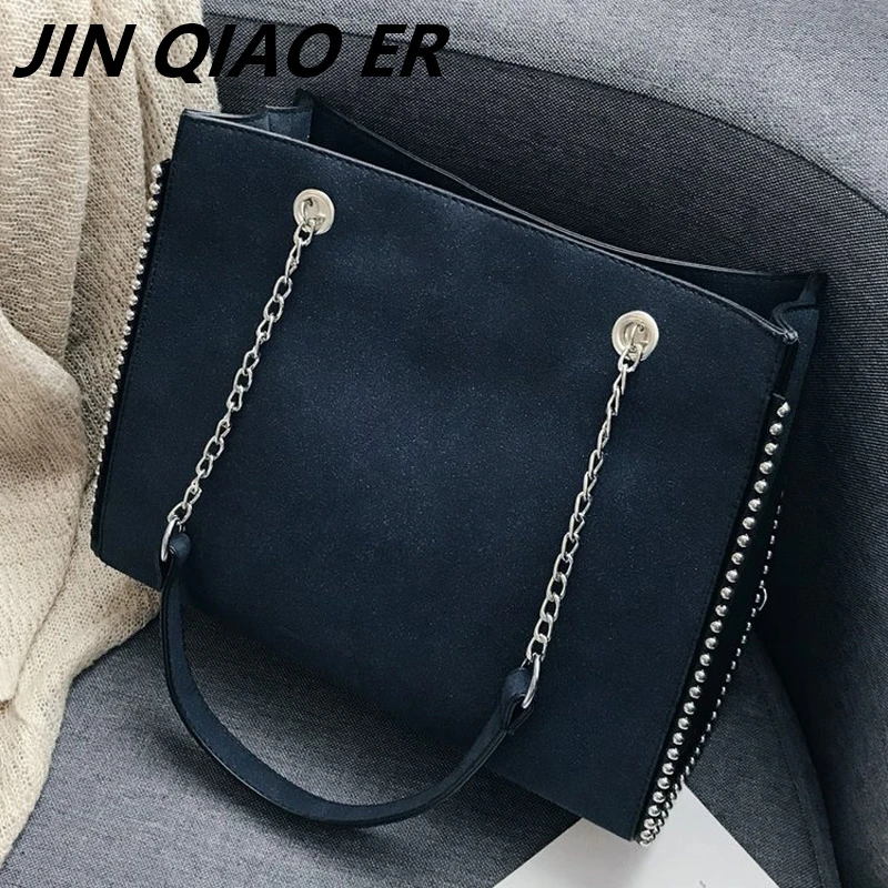 

2019 New Luxury Big Pu Leather Rivet Casual Fashion Women's Shoulder Bag High-end Hign Capacity Handbags