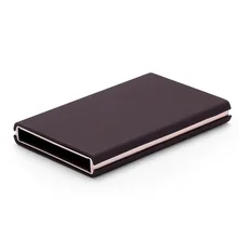 Metal Travel Card Wallet Automatic Pop up Click Slide Card Holder Stainless Steel Bank Card Case