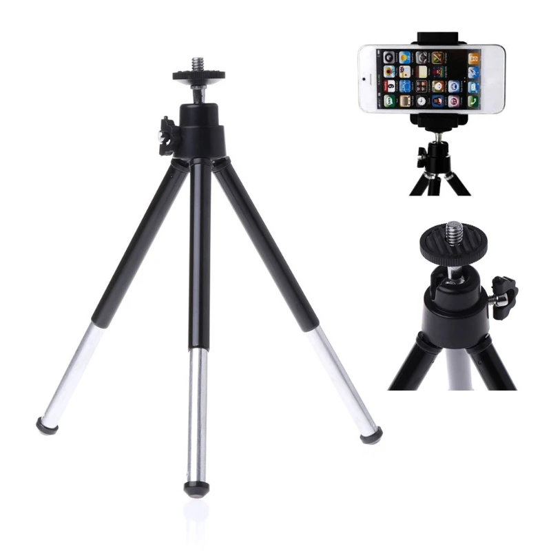 

OOTDTY Universal Mini Portable Tripod Holder Stand for Canon Nikon Camera Camcorder New