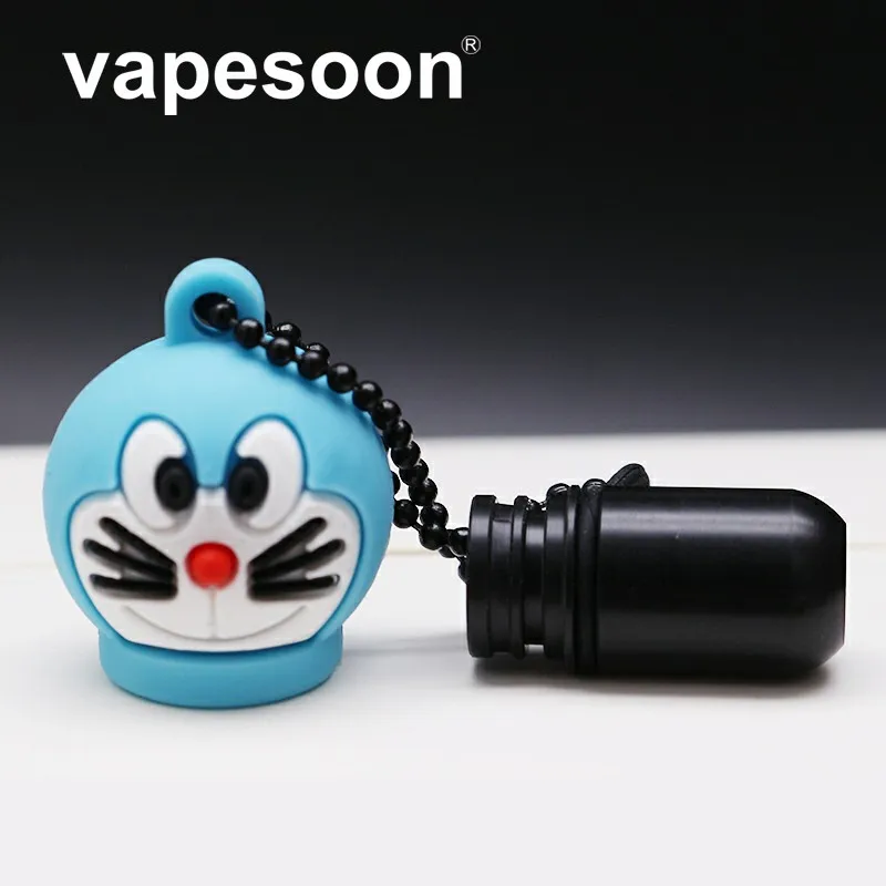 VapeSoon 510 POM Drip Tip Silicone Cap Doraemon Iron Man Star Wars Stype Drip Tip For 510 Such As Melo 2 Toptank Mini