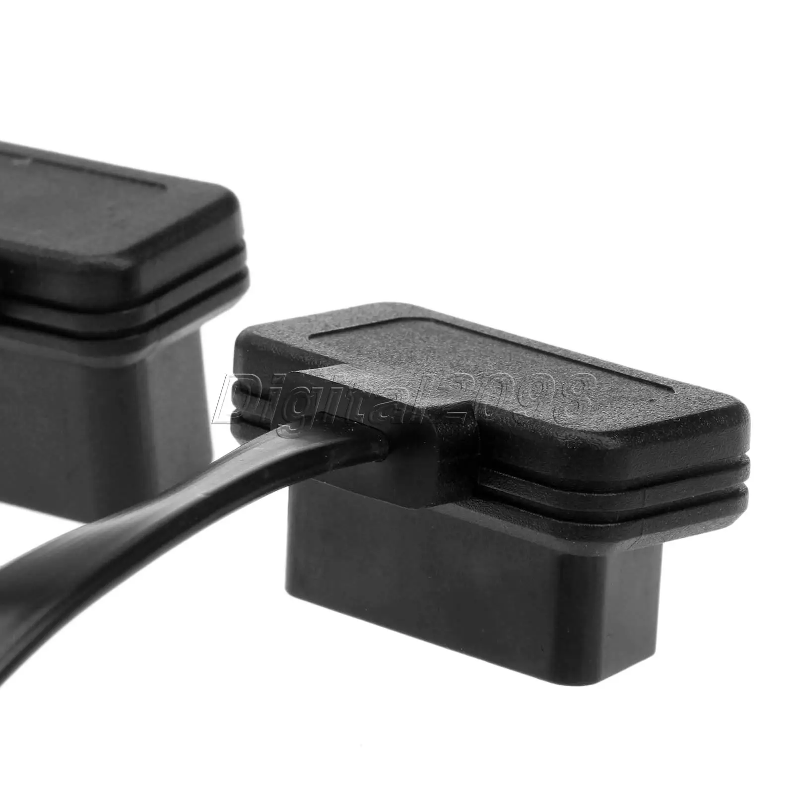 60 см тонкий As Noodle OBD2 OBDII 16 Pin мужской и женский плоский удлинитель + выключатель