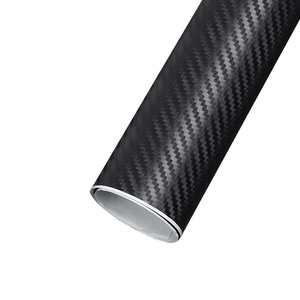 127X10cm 3D Carbon Fiber Vinyl Car Wrap Sheet Roll Film Car Stickers And Decals Motorcycle Decoration Car Interior Modeling