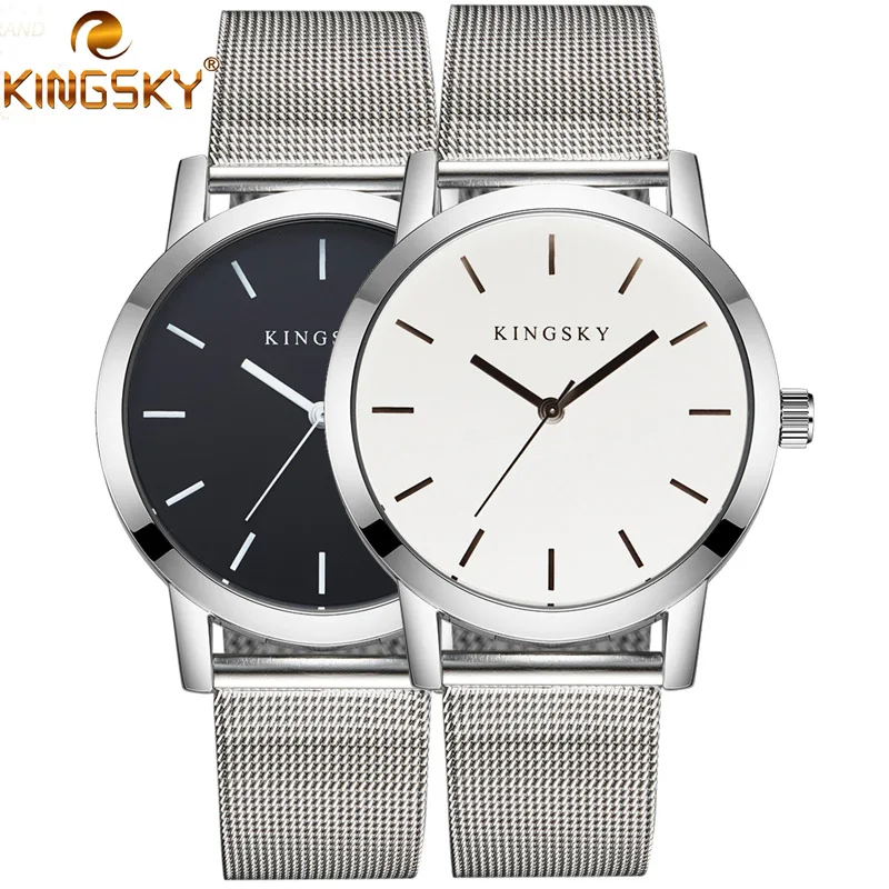 

Women Watches Women KINGSKY Ultra Thin Stainless Steel Quartz Wrist watch Women Bracelet Watch ladies watch montre Femme clock