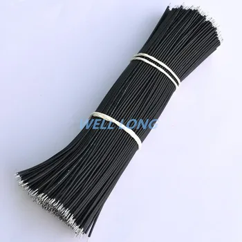 

(100 pcs/lot ) Black Wire 150mm, UL-1007 26AWG Wire, Cable.