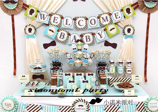 The little gentleman theme Birthday  party  decoration  Party  