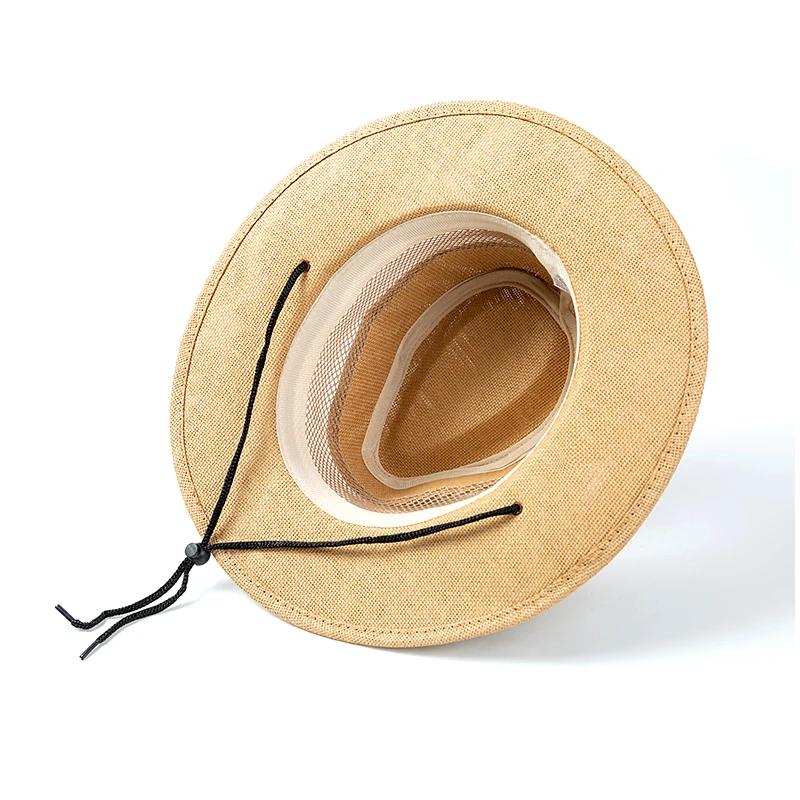 YY الرجال قبعة الصيف الكلاسيكية بنما قبعات تنفس شبكة Sunhats رجل الجاز قبعة الشاطئ قبعات الأشعة فوق البنفسجية حماية كاب الفاتحة CM19008